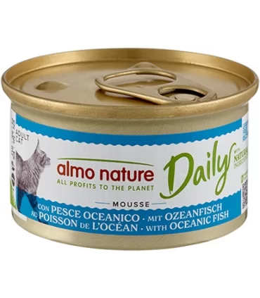 Almo nature daily gatto adult mousse con pesce oceanico 85 gr