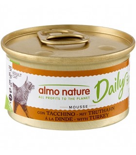 Almo nature daily gatto adult mousse con tacchino 85 gr