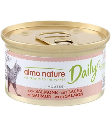 Almo nature daily gatto adult mousse con salmone 85 gr