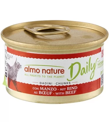 Almo nature daily gatto adult dadini con manzo 85 gr