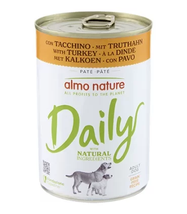 Almo nature daily menu cane con tacchino 400 gr