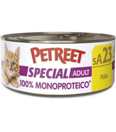 Petreet Special Adult SA23 100% Monoproteico Lattine Pollo 60 gr