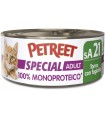 Petreet Special Adult SA21 100% Monoproteico Lattine Tonno con Fagiolini 60 gr