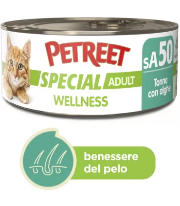 Petreet Special Adult Adult SA50 Wellness Tonno con alghe 70 gr