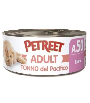 Petreet Adult A50 Tonno del Pacifico Tonno 70 gr