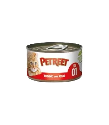 Petreet Adult RI01 Tonno con Riso Tonno 85 gr