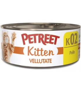 Petreet Kitten K02 Vellutate Kitten Pollo 60 gr