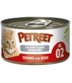 Petreet Adult RI02 Tonno con Riso Surimi Aroma Granchio 85 gr