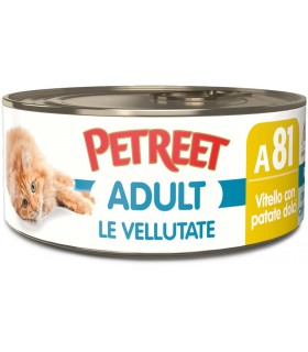 Petreet Adult A81 Vellutate Vitello con Patate Dolci 70 gr