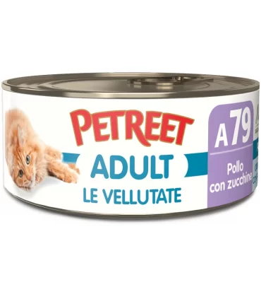 Petreet Adult A79 Vellutate Pollo con Zucchine 70 gr