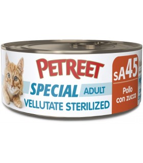 Petreet Special Adult SA45 Vellutate Sterilized Pollo con Zucca 70 gr