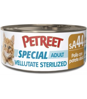 Petreet Special Adult SA44 Vellutate Sterilized Pollo con Patate Dolci 70 gr