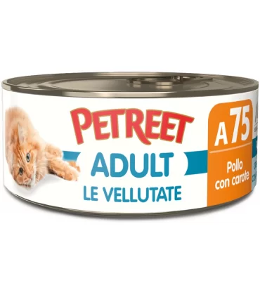 Petreet Adult A75 Vellutate Pollo con Carote 70 gr