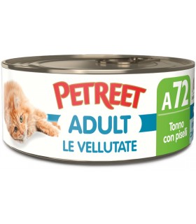 Petreet Adult A72 Vellutate Tonno con Piselli 70 gr