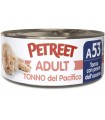 Petreet Adult A53 Tonno del Pacifico Tonno con Pesce dell'Oceano 70 gr