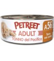 Petreet Adult A56 Tonno del Pacifico Tonno con Carote 70 gr