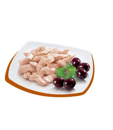 Petreet Adult A25 Sfilaccetti Pollo con Olive Nere 70 gr