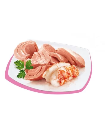 Petreet Adult A02 Tonno Rosa Tonno con Surimi 140 gr
