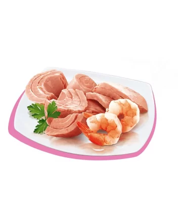 Petreet Adult A03 Tonno Rosa Tonno con Gamberetti 70 gr