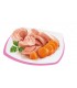 Petreet Adult A05 Tonno Rosa Tonno con Carote 6 x 70 gr