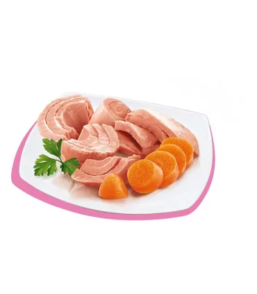 Petreet Adult A05 Tonno Rosa Tonno con Carote 6 x 70 gr