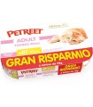 Petreet Adult A07 Tonno Rosa Tonno con Patate 6 x 70 gr