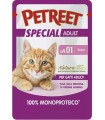 Petreet Special Adult SA01 100% Monoproteico Buste Tonno 70 gr