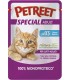 Petreet Special Adult SA03 100% Monoproteico Buste Pesce Bianco 70 gr
