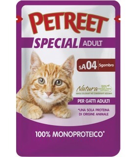 Petreet Special Adult SA04 100% Monoproteico Buste Sgombro 70 gr