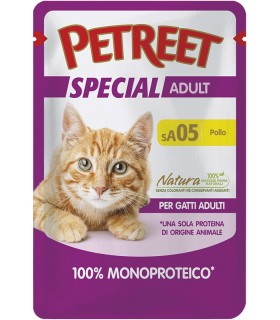 Petreet Special Adult SA05 100% Monoproteico Buste Pollo 70 gr