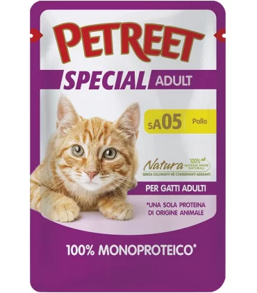 Petreet Special Adult SA05 100% Monoproteico Buste Pollo 70 gr