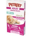 Petreet Adult A507 Cremosi Snack Pollo con Agnello 6 x 14 gr