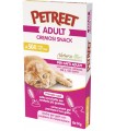 Petreet Adult A504 Cremosi Snack Pollo con Mais 6 x 14 gr