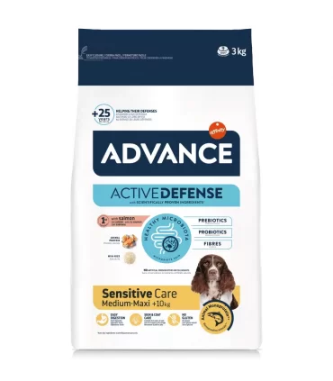 Advance activedefense cane sensitive care medium maxi salmone 3 kg