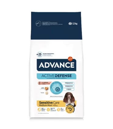 Advance activedefense cane sensitive care medium maxi salmone 12 kg