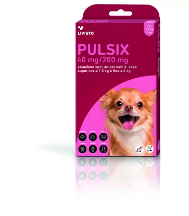 Pulsix spot on 4 pipette cani da 1,5 fino a 4 kg