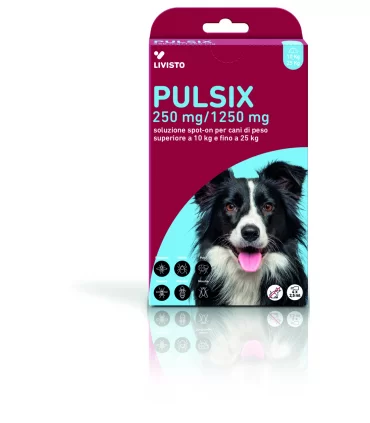 Pulsix spot on 4 pipette cani da 10 fino a 25 kg
