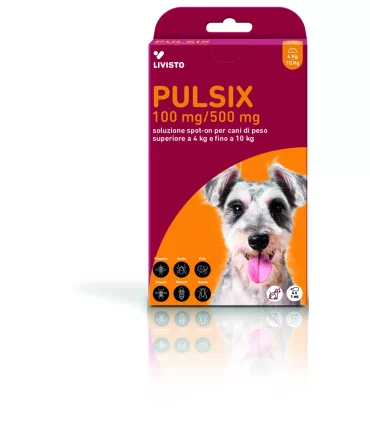 Pulsix spot on 4 pipette cani da 4 fino a 10 kg