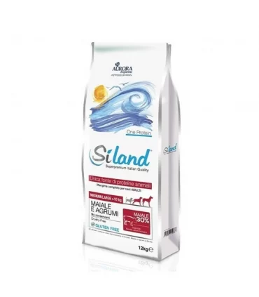 Siland one protein cane adult medium large maiale e agrumi 12 kg