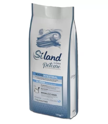 Siland Petcare nucrointestinal cane adult all breeds maiale e riso 12 kg
