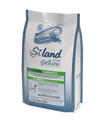 Siland Petcare dermocortipet cane adult all breeds bufalo e riso 12 kg