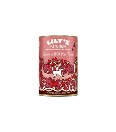 Lily's Kitchen cane adult venison & wild boar terrine patate fagioli verdi 400 gr