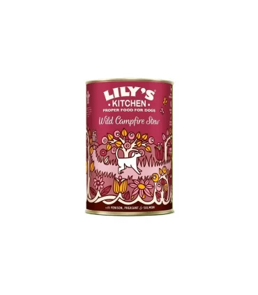 Lily's Kitchen cane adult wild campfire stew cervo fagiano salmone 400 gr