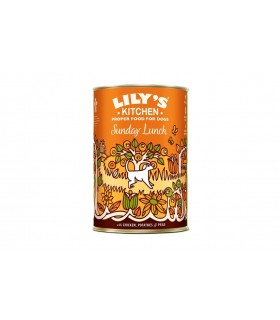 Lily’s Kitchen cane adult sunday lunch pollo patate piselli 400 gr
