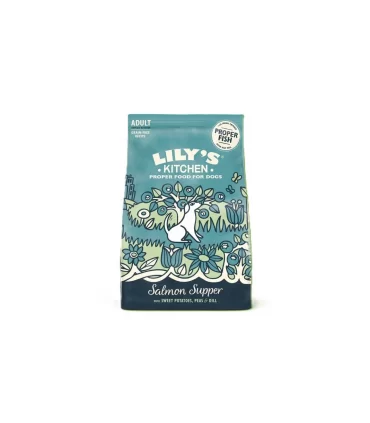 Lily's Kitchen cane adult salmon supper salmone patate dolci piselli anesto 2,5 kg