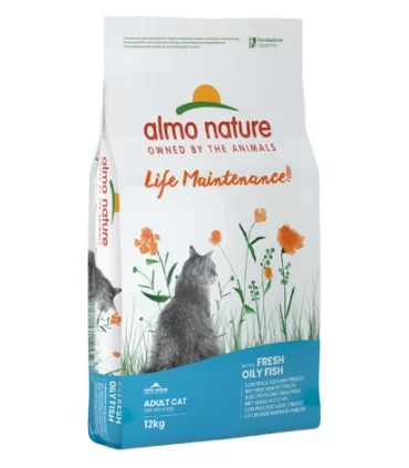 Almo Nature Life Maintenance gatto adult pesce azzurro e riso 12 kg