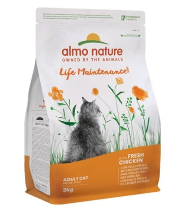 Almo Nature Life Maintenance gatto adult con pollo fresco 2 kg