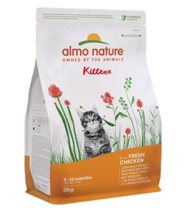 Almo nature kitten con pollo fresco 2 kg
