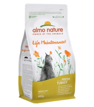 Almo Nature Life Maintenance gatto adult con tacchino fresco 400 gr