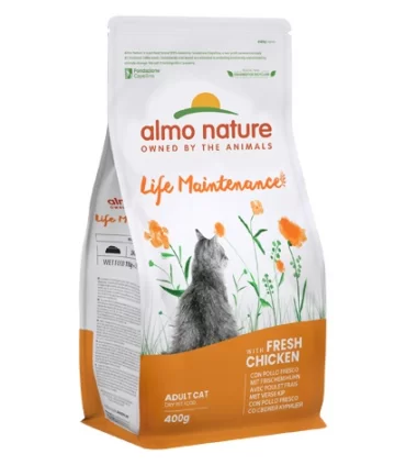 Almo Nature Life Maintenance gatto adult con pollo fresco 400 gr
